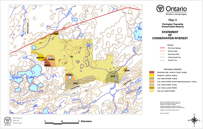 Farrington Township Conservation Reserve: Recreational Capability