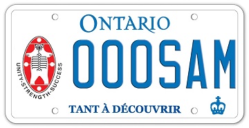 Illustration d’une plaque d’immatriculation - Nation Nishnawbe Aski
